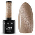 Claresa uv led gellak 5ml nude glow - cat eye light brown