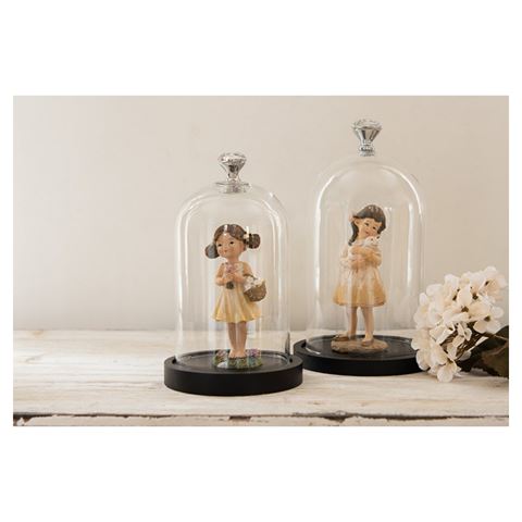 Clayre Eef 6GL2544 Kuppel Transparent 14x25 cm