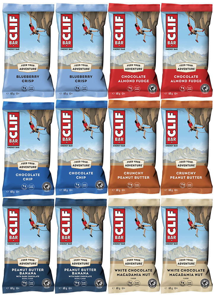 Clif bar energy bar mixed 12x68g box