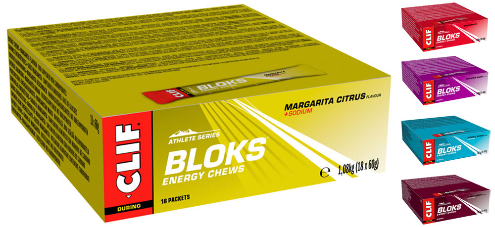Clif bar shot bloks energy chews 18er box | mountain berry mhd 03 26