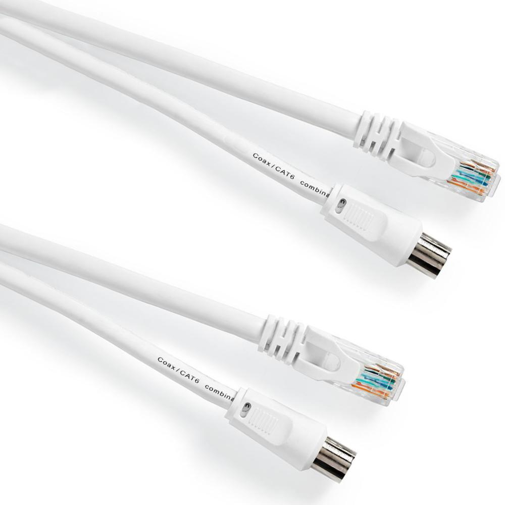 Abi coax + cat6 kabel - 1.5 meter