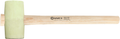 Connex gummihamer 90mm beige hout - cox625115