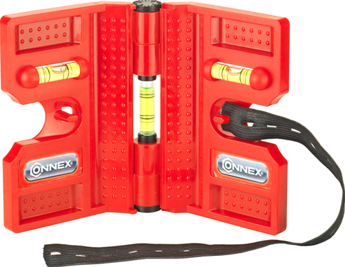 Connex hoekwaterpas met 3 libellen 13.5cm - coxt743135