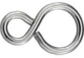 Connex s-haak gesloten 27mm 10st ni - ky6550015