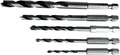 Connex set houtboren 3-8mm 6k 5dlg rood - cox978305
