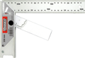 Connex winkelhaak met zwaaihaak 250mm - cox780625