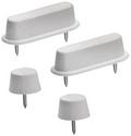 Cornat gummi stop wc-bril hout (4st) - tec365017
