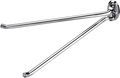 Cornat handdoekhouder rond 2dlg ch - t319644