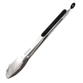 Cozze bbq tang 40 cm zilver zwart