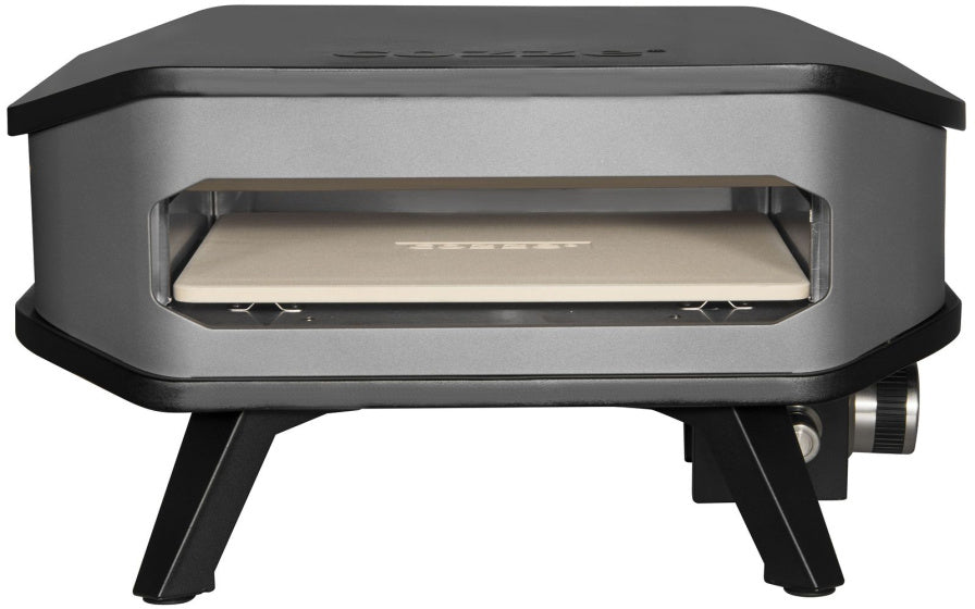 Cozze Gas pizzaoven 13'' met pizzasteen 5kW zwart grijs