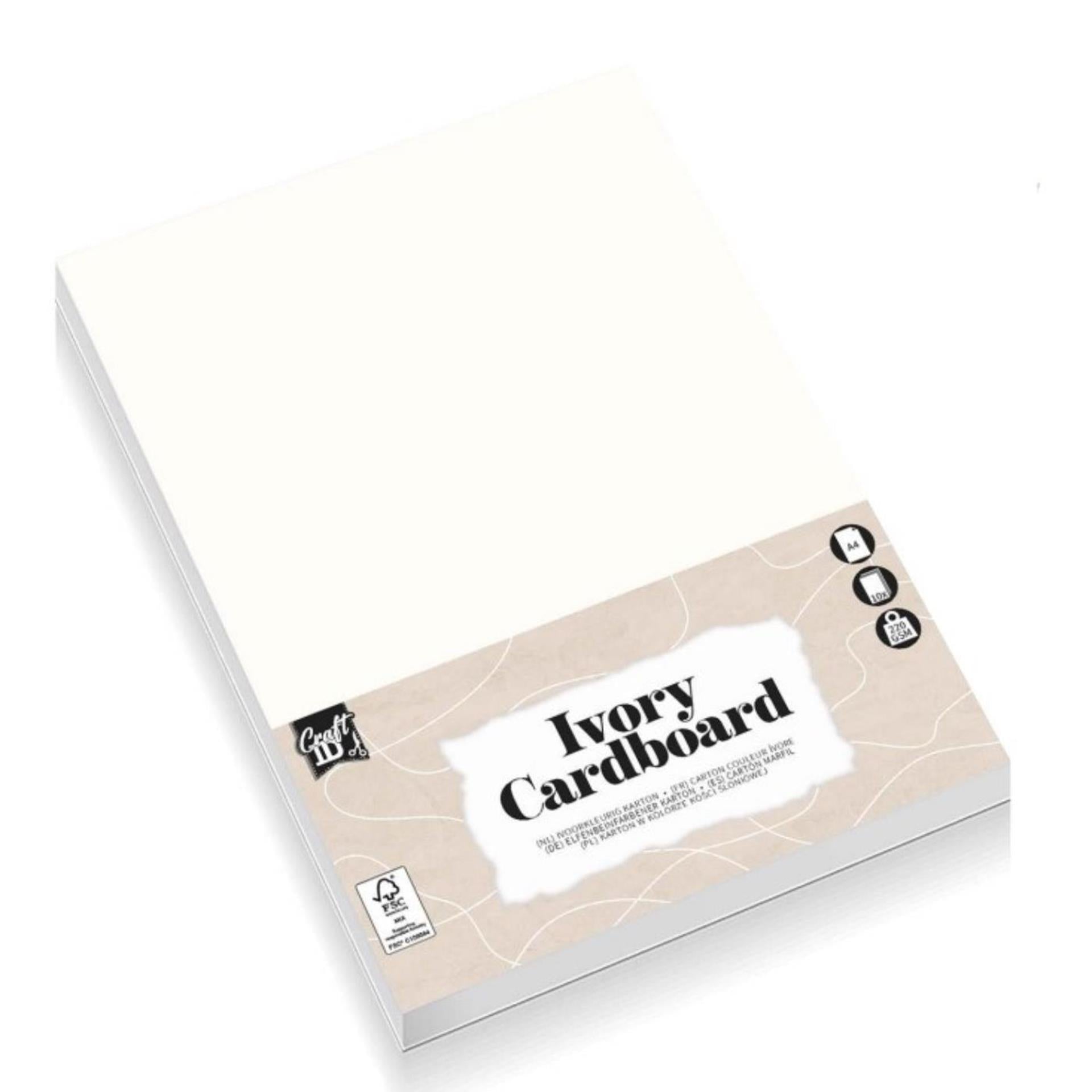 Grafix craft id karton ivoor a4 10 vel 220gsm