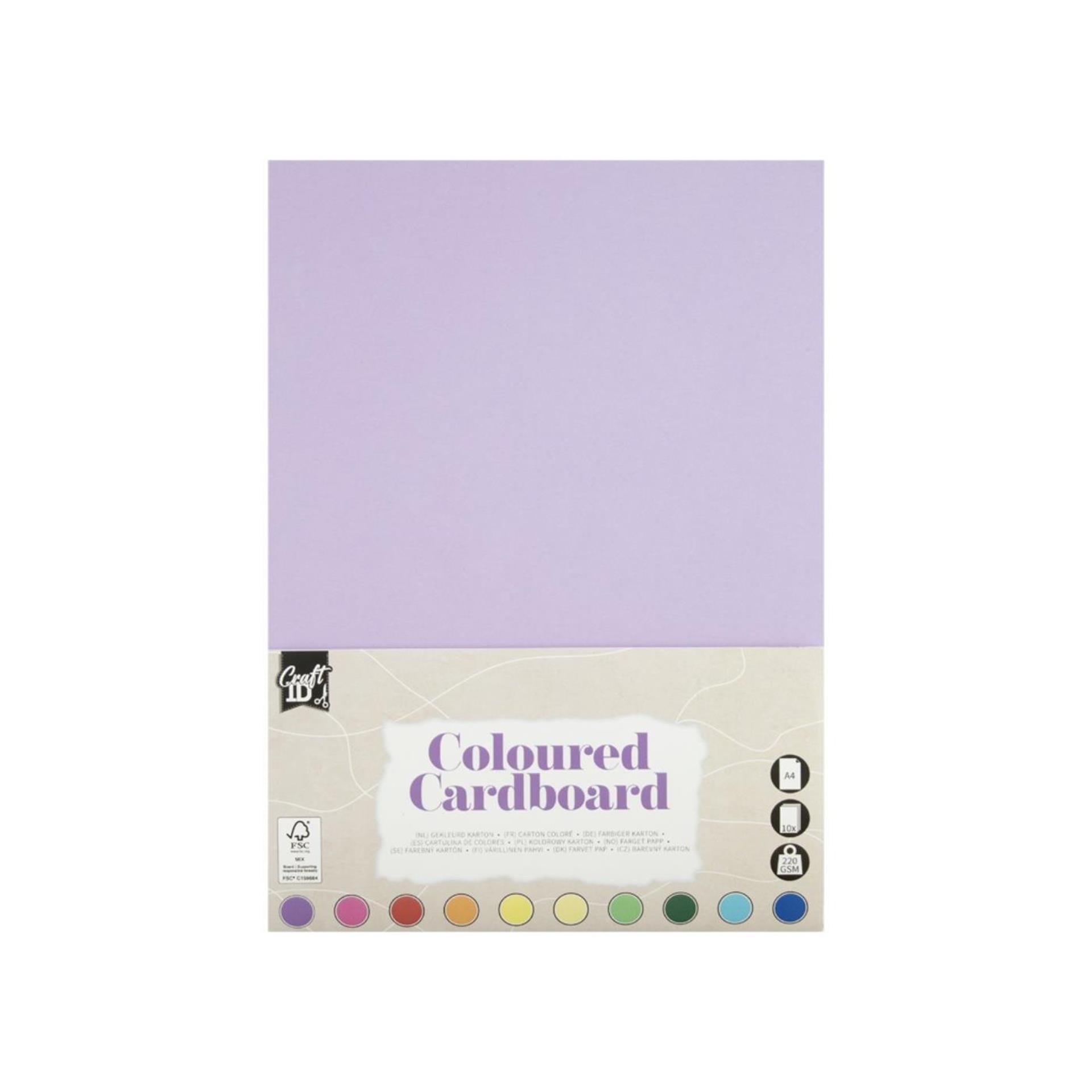 Grafix craft id karton pastel a4 10 vel 220gsm