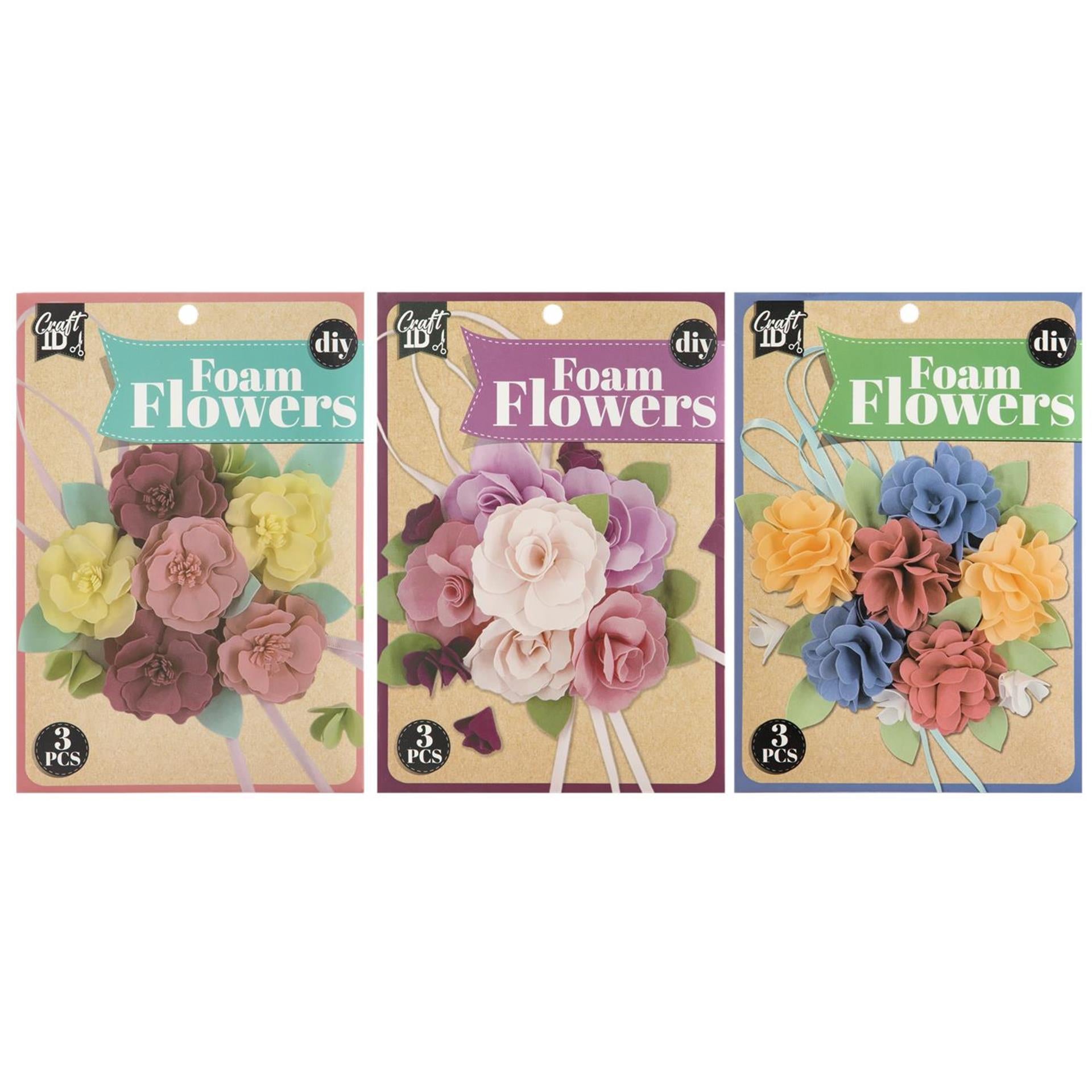 Craft id maak je eigen foam bloemen