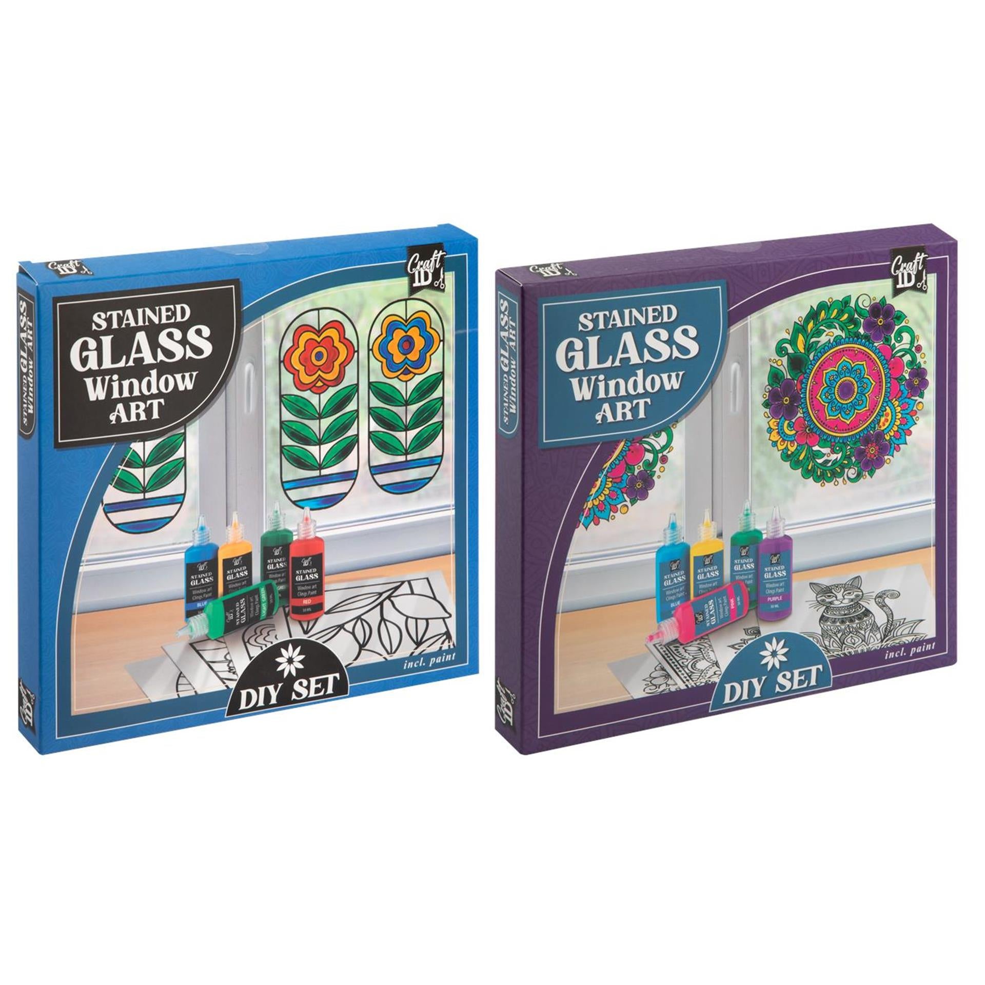 Craft id glas in lood raamkust, 2ass