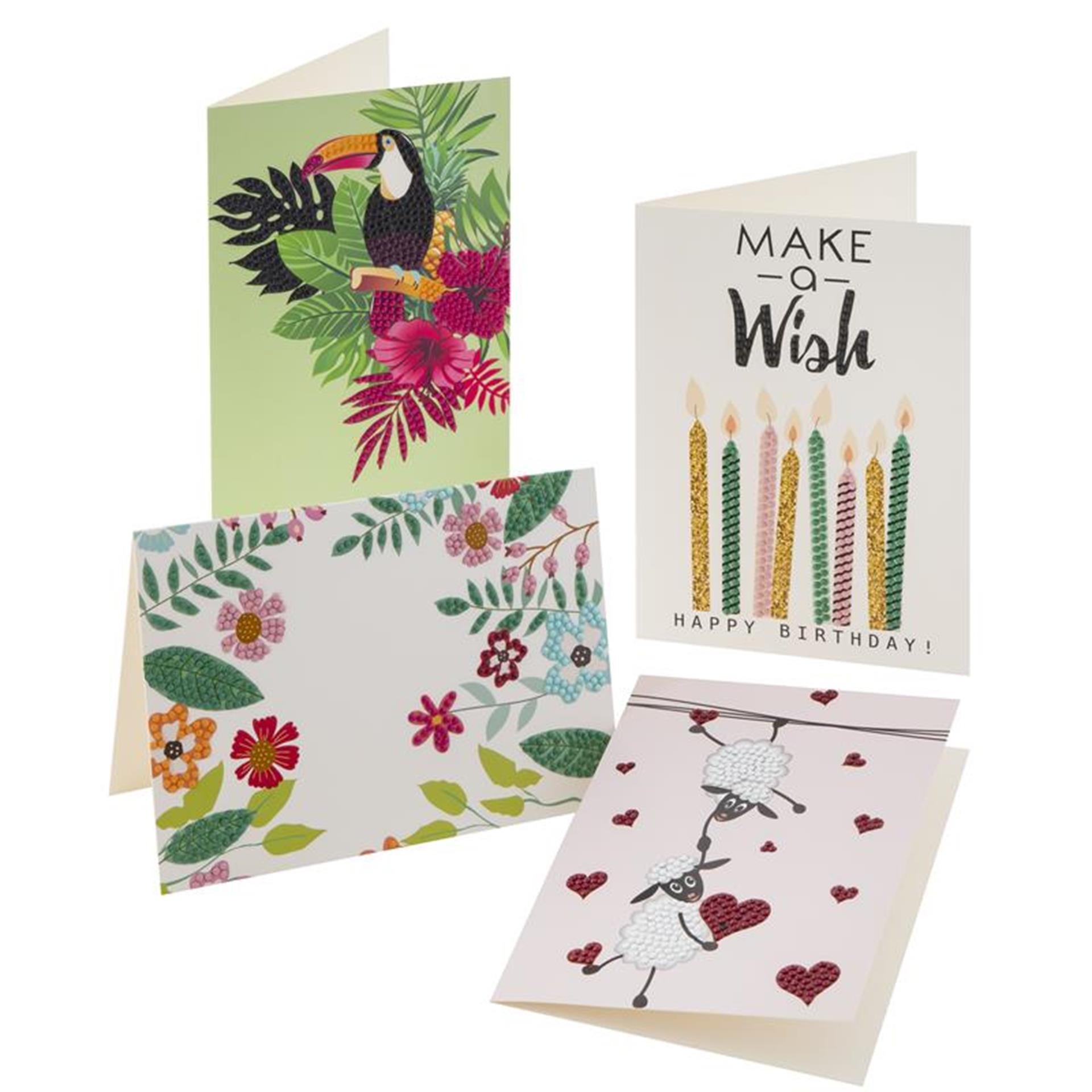 Grafix diamond painting kaarten maken