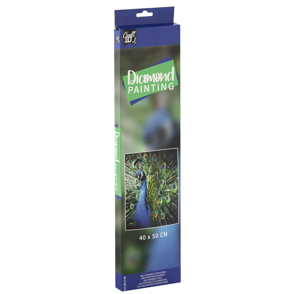 Moxy diamond painting, 40x50cm, peacock