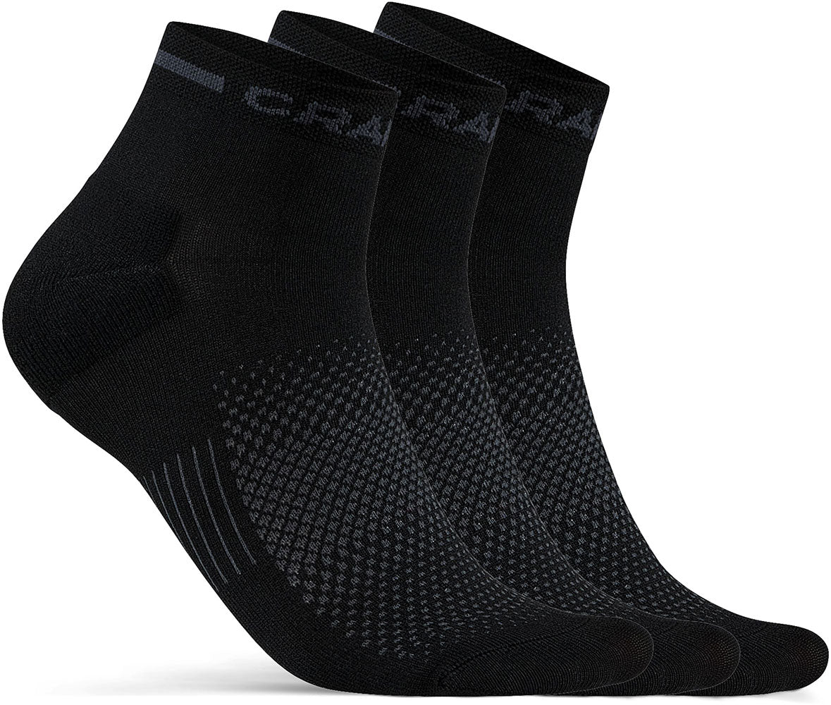 Craft core dry mid socks 3-pack