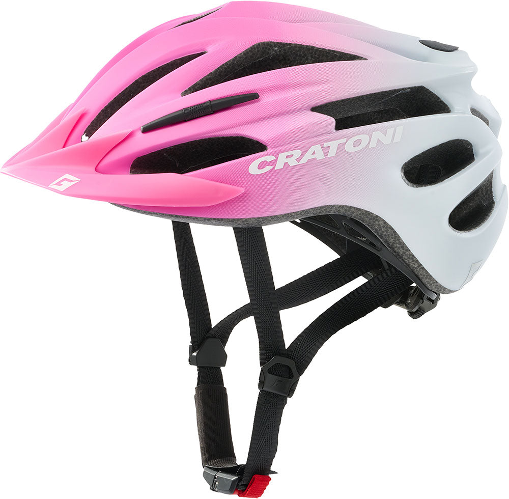 Cratoni Helm Pacer Jr. Pink-White Matt Xs-S