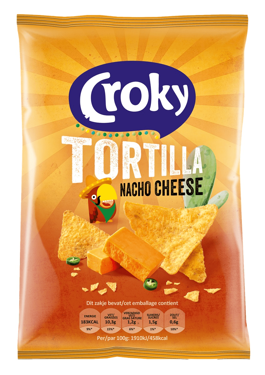 Croky tortilla nacho cheese (20x 40gr)