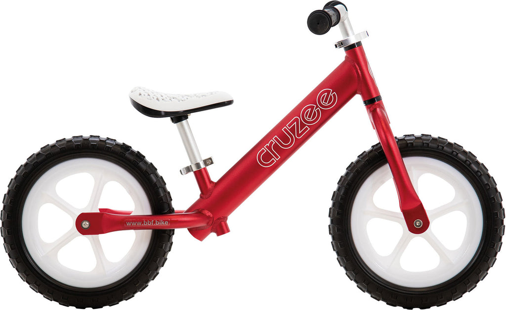 Cruzee ultralite balance bike 12″ red