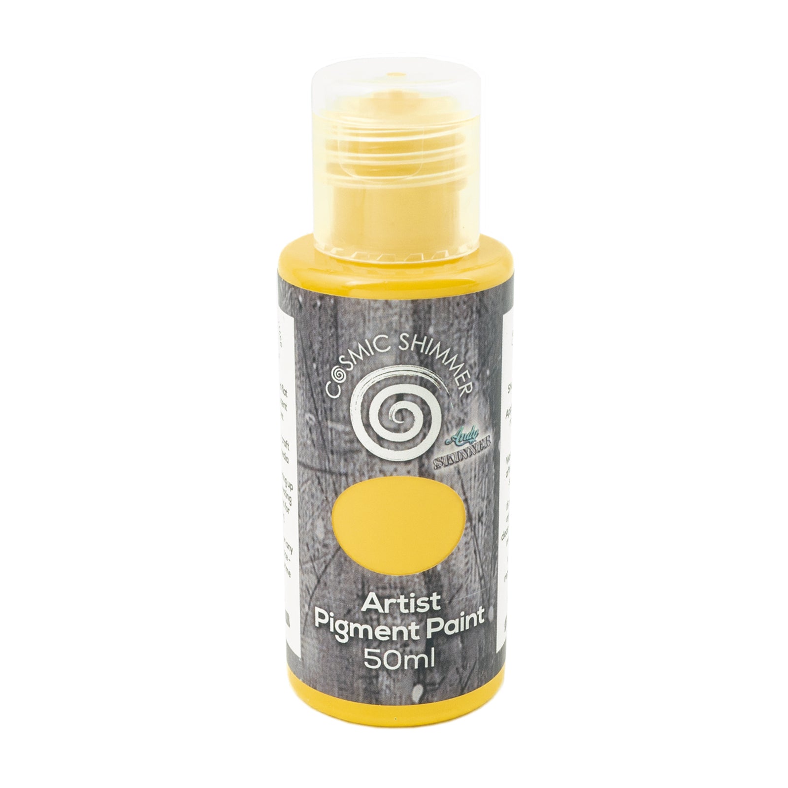 Cosmic shimmer • artist pigment paint by andy skinner primary yellow