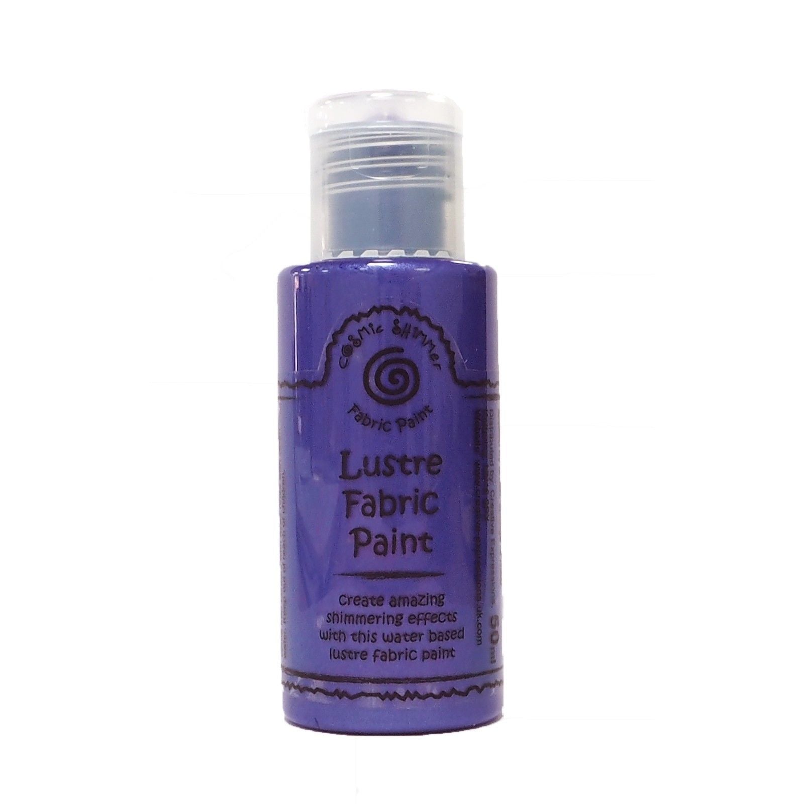Cosmic shimmer • fabric lustre paint royal purple 50ml