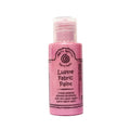 Cosmic shimmer • fabric lustre paint moroccan rose 50ml