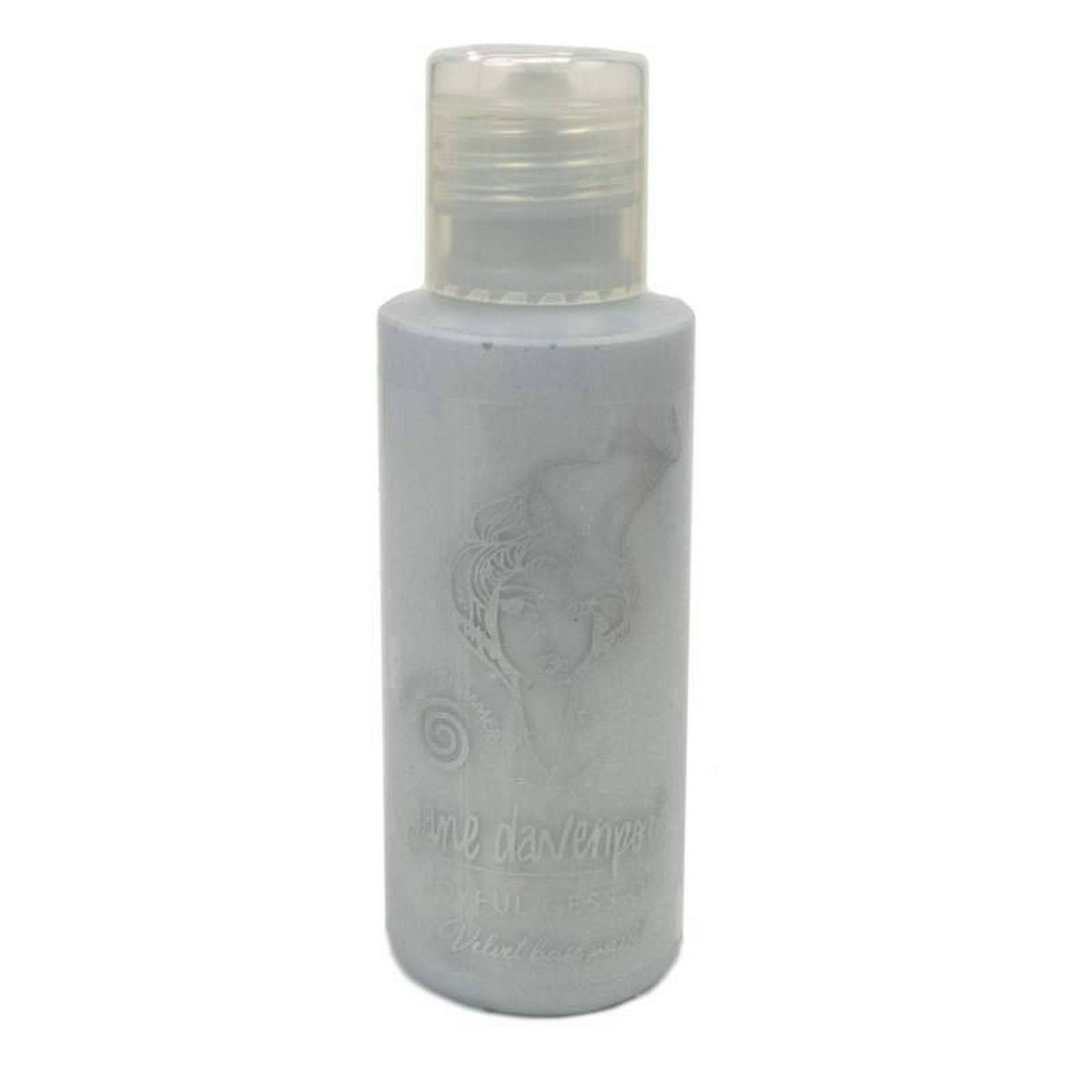 Cosmic shimmer • joyful gess-oh! velvet base paint silver lining 50ml