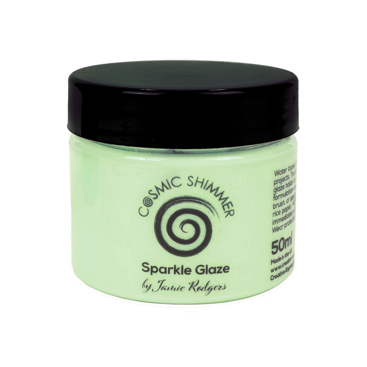 Cosmic shimmer • sparkle glaze sweet honeydew 50ml
