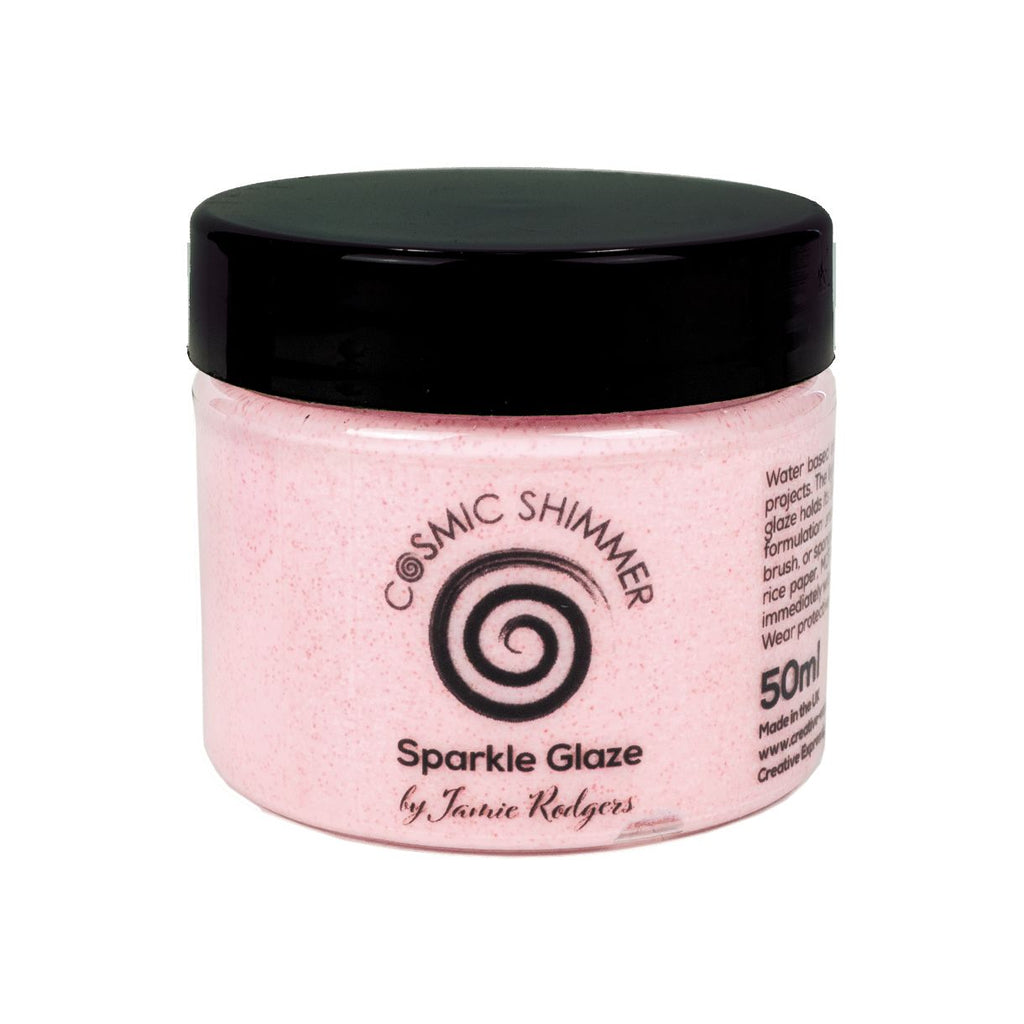Cosmic shimmer • sparkle glaze blushing rosedust 50ml