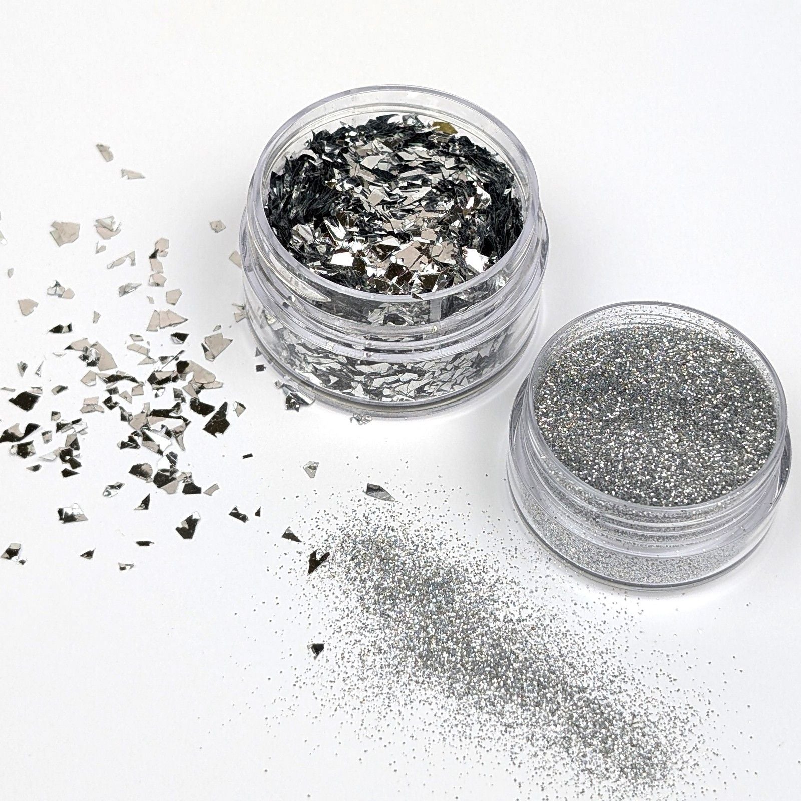 Cosmic shimmer • spangles pure silver set