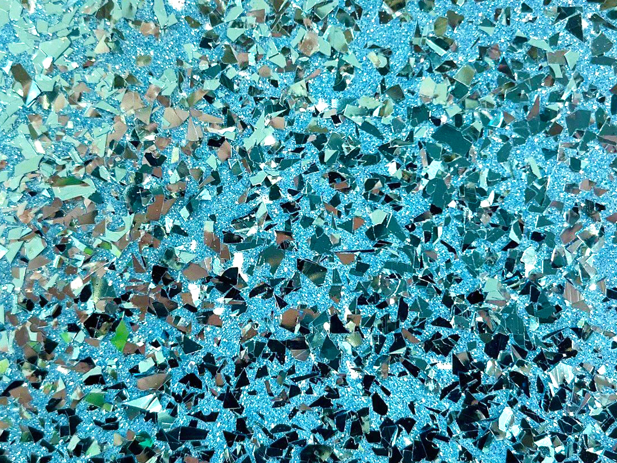 Cosmic shimmer • spangles pale turquoise duo set