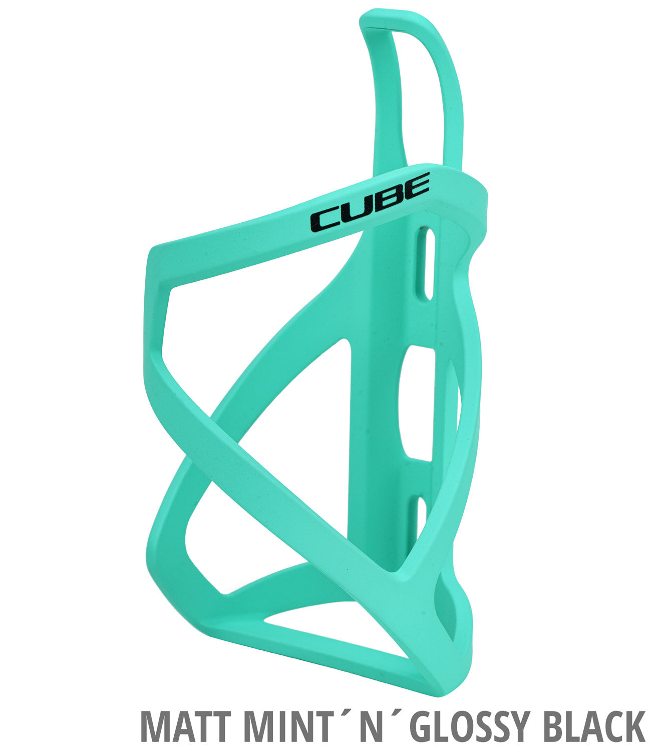Cube bidonhouder hpp left sidecage matt grey blk