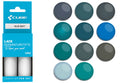 Cube touch-up pen set blue matt