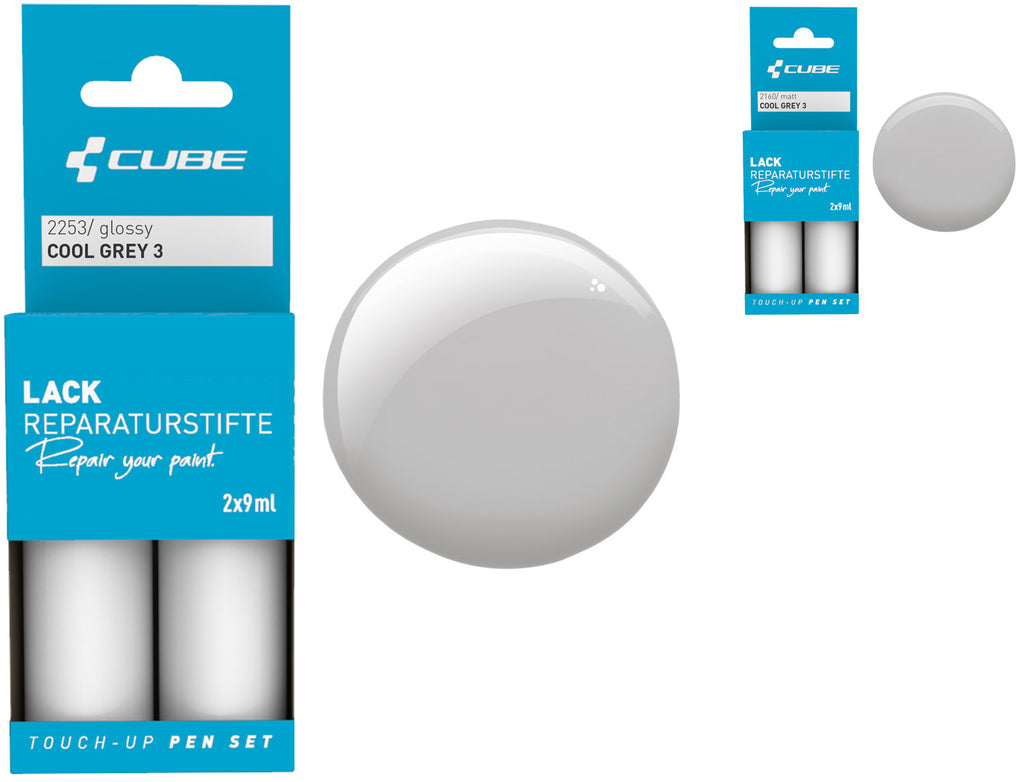 Cube touch-up pen set cool grey 3
