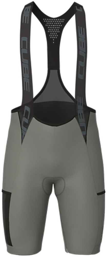 Cube gravel cargo - bib shorts with pad