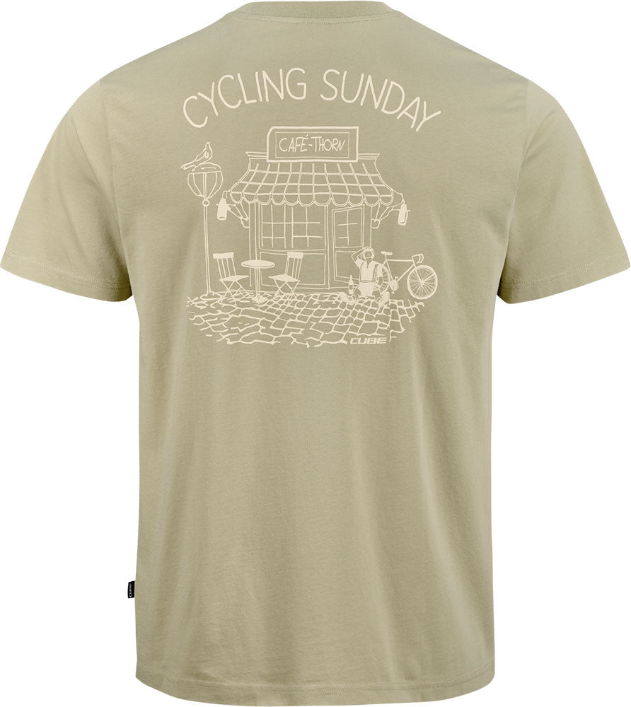 Cube organic cycling sunday gty fit - t-shirt