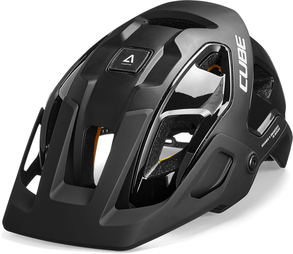 Cube fietshelm strover - endurohelm - mips - 14 ventilatiegaten - eps - m - 52-57 cm - zwart
