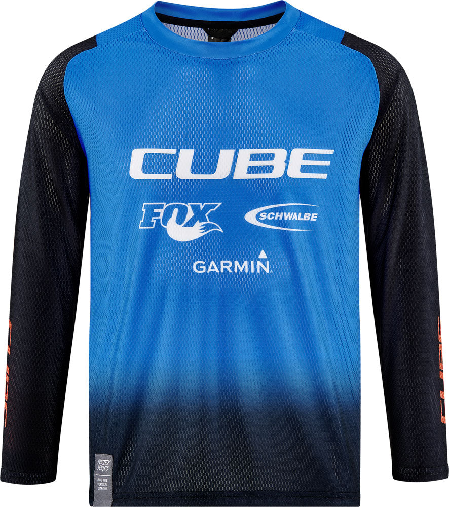 Cube vetrtex rookie x actionteam - kid's long sleeve jersey