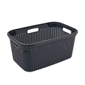 Curver style wasmand rotanstyle 45 liter antraciet 27x38x59cm