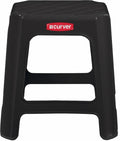 Curver tabouret opstapje of krukje of bijzet tafeltje 43cm hoog antraciet