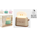 Home styling nachtlamp toast met timer