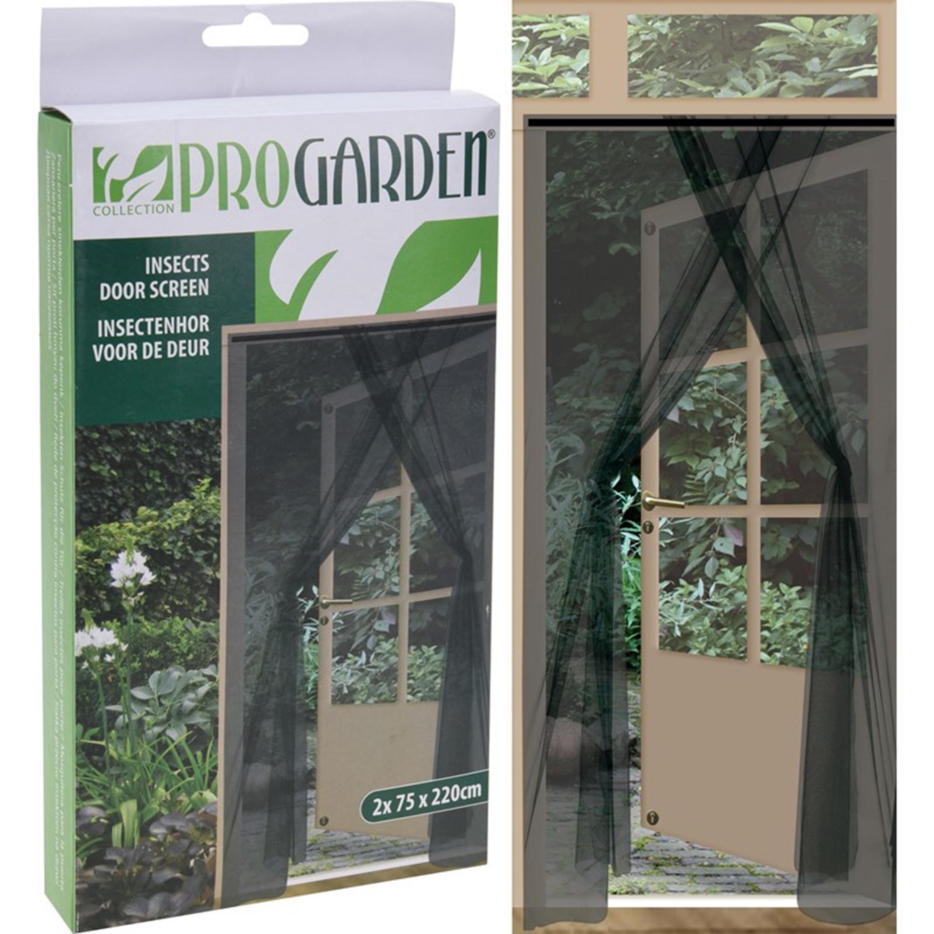 Pro garden insectenhor voor deur set van 2 stuks