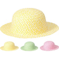 Zomerhoed kinderen geel groen of roze