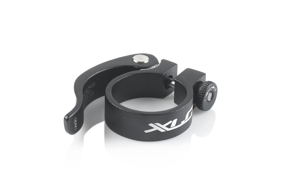 Xlc pc-l06 zadelbuisklem - ergo - aluminium - snelspanner - 34.9mm - zwart