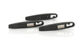 Xlc to-s59 bandafnemer - pvc metaal - zwart - set a 3 stuks
