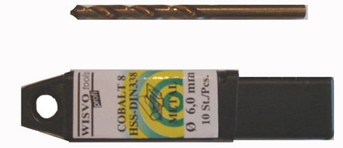 Wisvo grs boor 6.0mm hss cobalt