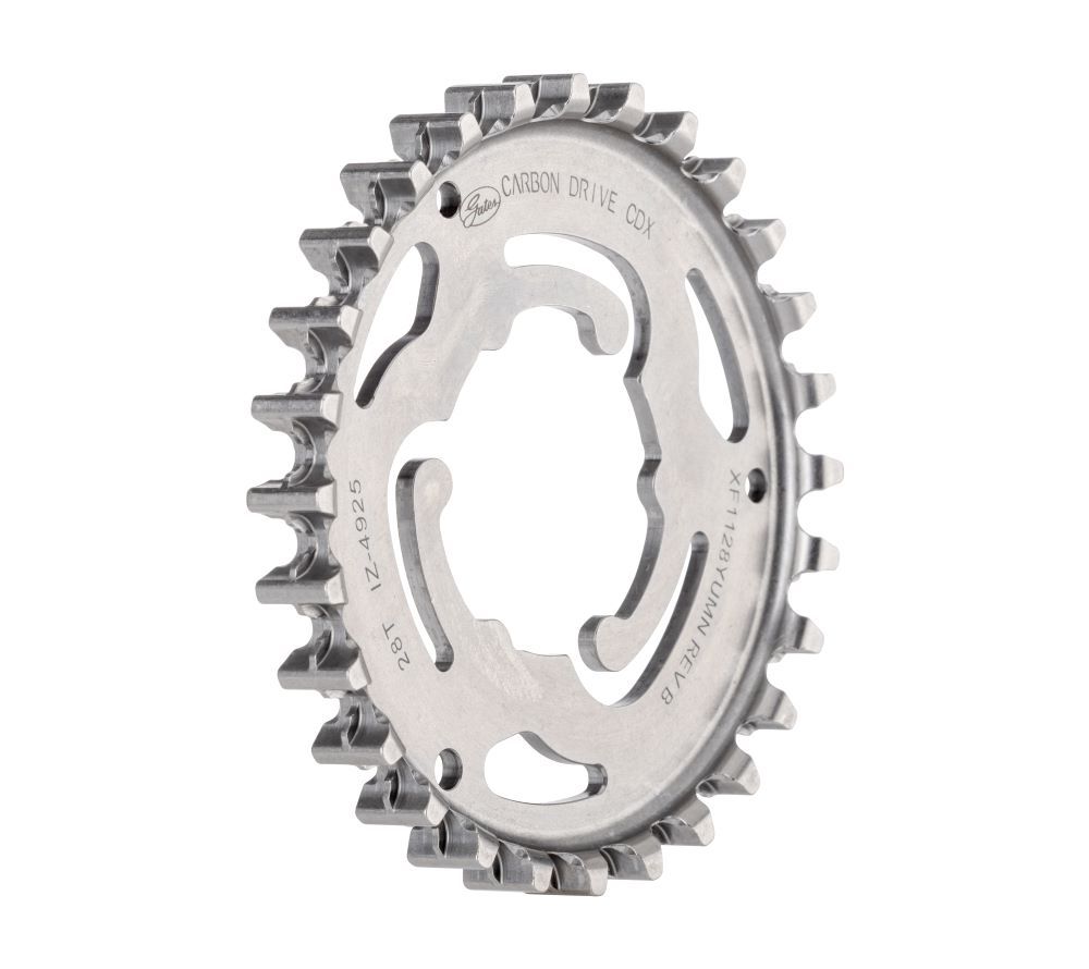 Gates-Kettenblatt CDX 28T, Shimano Nexus 5-fach mechanische Nabe, 6-Lobe FL