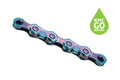 Kmc ketting x12 12v 126l waxed aurora blauw