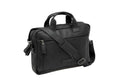 Neue Looxs Laptoptasche Luko aus Leder, 7,5 l, schwarz